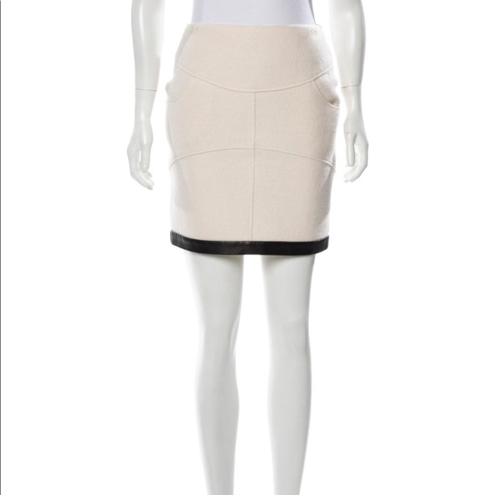 Tom Ford fleece wool mini skirt -pristine